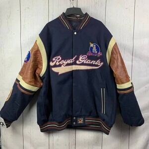 Vintage Brooklyn Royal Giants Negro League 4XL JH Design Reversible‎ Jacket